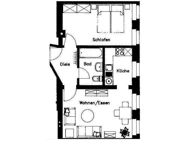 Tolle 2 Raumwohnung unweit vom Küchwald auf Wunsch mit neuer EBK Tolle 2 Raumwohnung unweit vom Küchwald auf Wunsch mit neuer EBK