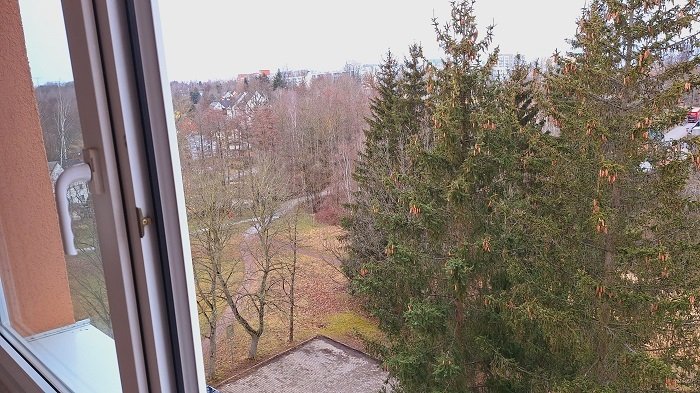 Blick aus Schlafzimmer